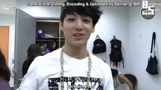 [ENG] 130704 [BANGTAN BOMB] Jungkook 'It's hot right'