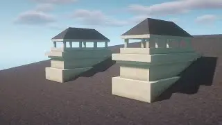 Minecraft Building - How I build a ventilation shafts of an apartment building - LittleTiles