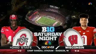Big Ten Saturday Night on NBC intro | 3 Ohio State @ Wisconsin | 10/28/2023