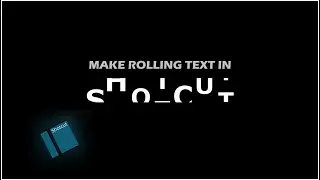 Rolling Text Animation In Shotcut Video Editor