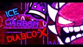 Geometry Dash - Ice Carbon Diablo X (Extreme Demon) - by Roadbose