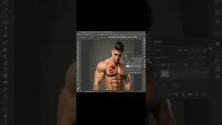 Put a tattoo on a person easily l Phtoshop l Addydesign l #shorts