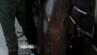 Котел длительного горения. Гараж