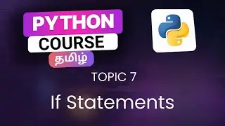 If Statement in Python in Tamil