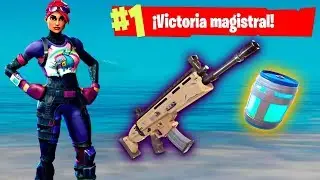 GANANDO CON LA BOMBARDERA BRILLANTE 7 KILL FORTNITE