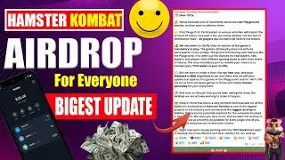 Hamster Kombat Bigest Update | Airdrop Sab Ko Mily Ga 🥳 | Hamster Kombat Big News Today