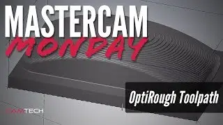 Mastercam OptiRough Toolpath - 