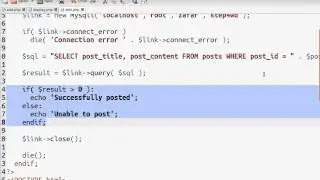 PHP: Modify records in Database