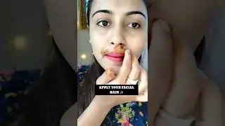 World best Home Remedy to Remove facial hair permanently and naturally 100% work👌