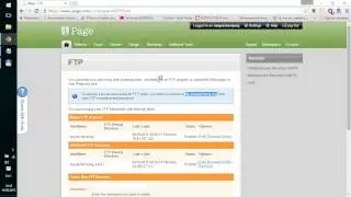 Работа с FTP хостинга iPage