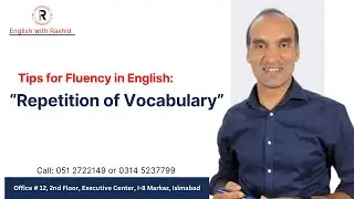 Tips for Fluency in English Language: Repetition of vocabulary                    @EnglishwithLucy