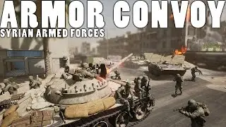 REALISTIC SYRIAN ARMED FORCES MECHANIZED INFANTRY ASSAULT - Squad Realism Mod Gameplay