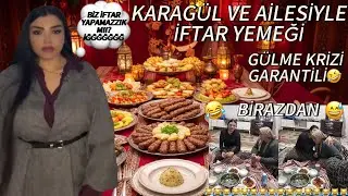 KARAGÜL AND HIS FAMILY HAVE A FUNNY IFTAR DINNER LIVE ON TIKTOK - MUKBANG 