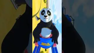 This Panda Can Ride Rollercoaster?