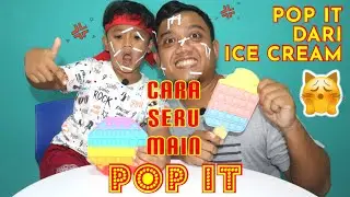 Father VS Son HOW TO PLAY POP IT FIDGET TOY GAME - EASY AND FUN!