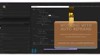 Premiere Pro Auto Reframe & Adaptive Text Tool Tutorial - seamless workflow to speed up workflows.