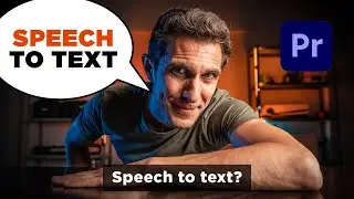 How to use Speech to text / Auto transcription in Adobe Premiere Pro 15.4