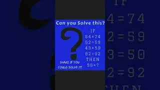 iq test math puzzles / up police math question / math question || #maths #mathquestions #shorts