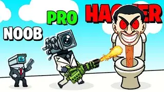 L'ÉVOLUTION DES CAMERAMENS POUR LA BATAILLE CONTRE LES TOILETTES SKIBIDI ! Toilet Monster Battle
