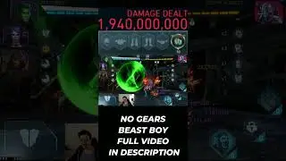 No Gears Beast Boy Hits 2 Billion Damage  