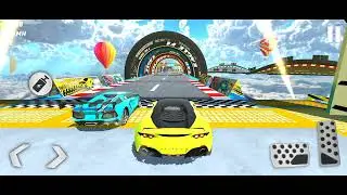 Mega Ramp Car Stunt Car Games 2022 | Superhero Car Stunt Driver