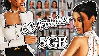 Female & Male Maxis Mix Elegant CC Folder Sims 4 Aesthetic Finds / Haul CC Pack Hair Clothing Shoes