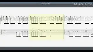 Guitar TAB - Jack Thammarat Band : Falling in Love Again | Tutorial Sheet Lesson #iMn