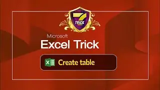 Excel | Excel Table Creation Made Easy: A Step-by-Step Tutorial