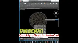 How to quickly Offset in AutoCad