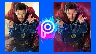 Speed edit - Smoke effect/Glowing neon eyes/Picsart