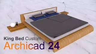 King Bed Custom Archicad 24