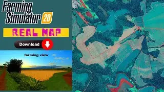 New Forest and Big Feild Map mod link in Farming simulator 20 | Big map mod | Raw road map mod |