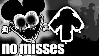 FNF Mickey Mouse Phase 3 but if I miss a note, the video ends.. (Friday Night Funkin')