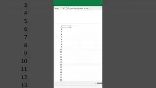 Automatic Serial Number In Excel | Shortcut In Excel | Serial Number