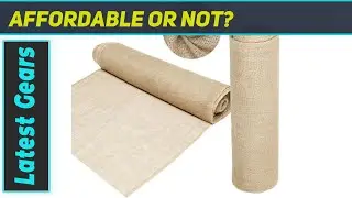 Tranqun Burlap Tree Wrap: Huge Roll & Great Value!