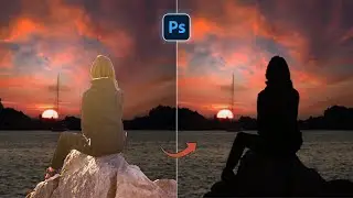 Silhoutte Effect In Photoshop #photoshoptutorial