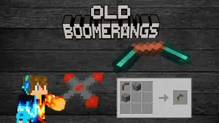 Взрывние бумеранги в Minecraft!