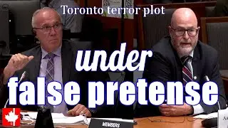 Obviously the suspect in Toronto terror plot came in UNDER FALSE PRETENSE