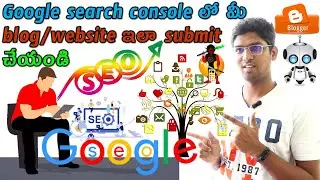 How To Submit Blog On Google Search Console | Advance Blogger Seo Setting | Telugublogger Seo Prawin