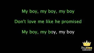 v s mobiBillie Eilish   my boy Karaoke Version