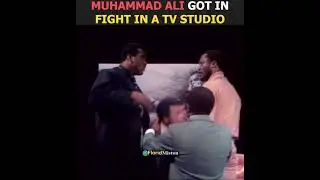 Muhammad Ali Got Into Fight In A TV Studio