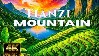 Tianzi Mountain China | 4K HDR Relaxing Nature Scenery for Sleep & Calm 
