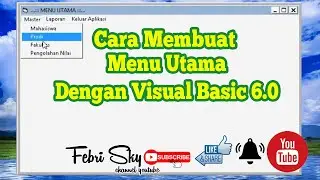 Cara Membuat Menu Utama Dengan Visual Basic 6.0