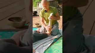 Chiropractic adjustments and stretching for Anna 