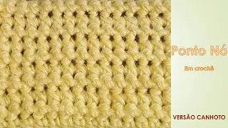 [LEFT-HANDED VERSION] Crochet Knot Stitch | Adriana Crochê#differentcrochetstitch#learningcrochet...