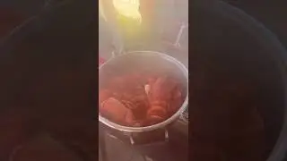 LOBSTERS FOR DINNER 🦞🦞🦞😋 #shortsfeed #lobster #seafood #satisfying #food #viralvideo #shorts