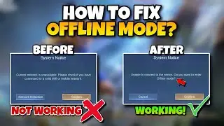 OFFLINE MODE SCRIPT IN MOBILE LEGENDS | HOW TO FIX OFFLINE MODE IN MOBILE LEGENDS | LEGIT & WORKING!
