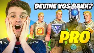 ON DEVINE VOTRE RANK sur FORTNITE 🔥 (un pro s'est incrusté..)