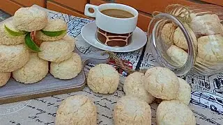 Cemi 3 Erzaqla Asan Ve Cox Dadli Pecenye Resepti.Kokoslu Pecenye