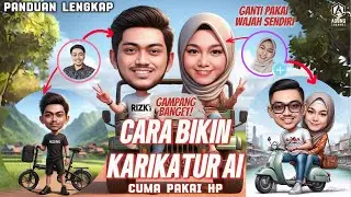 CARA MEMBUAT GAMBAR KARIKATUR AI DAN FACE SWAP WAJAH SENDIRI DARI HP TANPA INSTALL APLIKASI